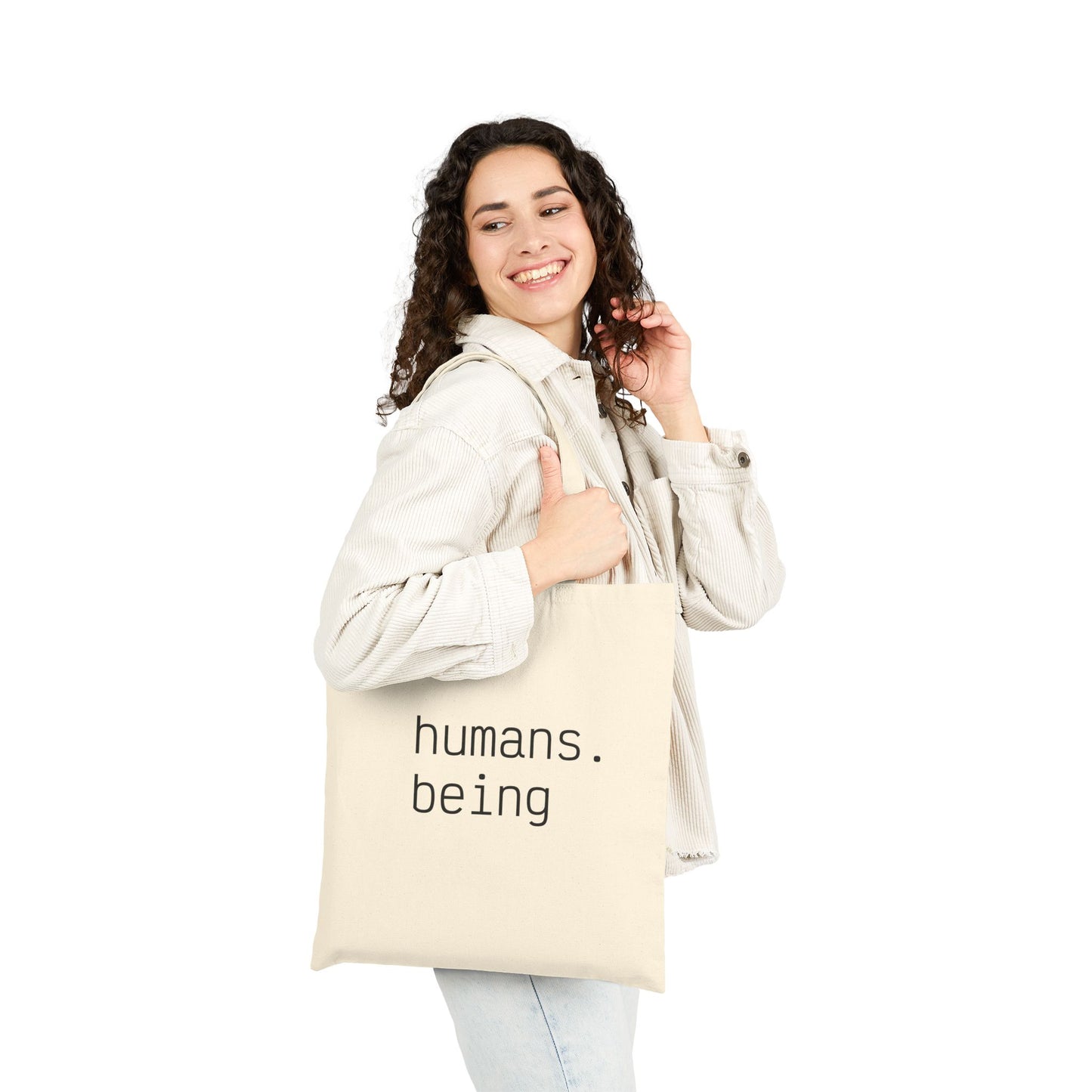 humans.being | canvas tote
