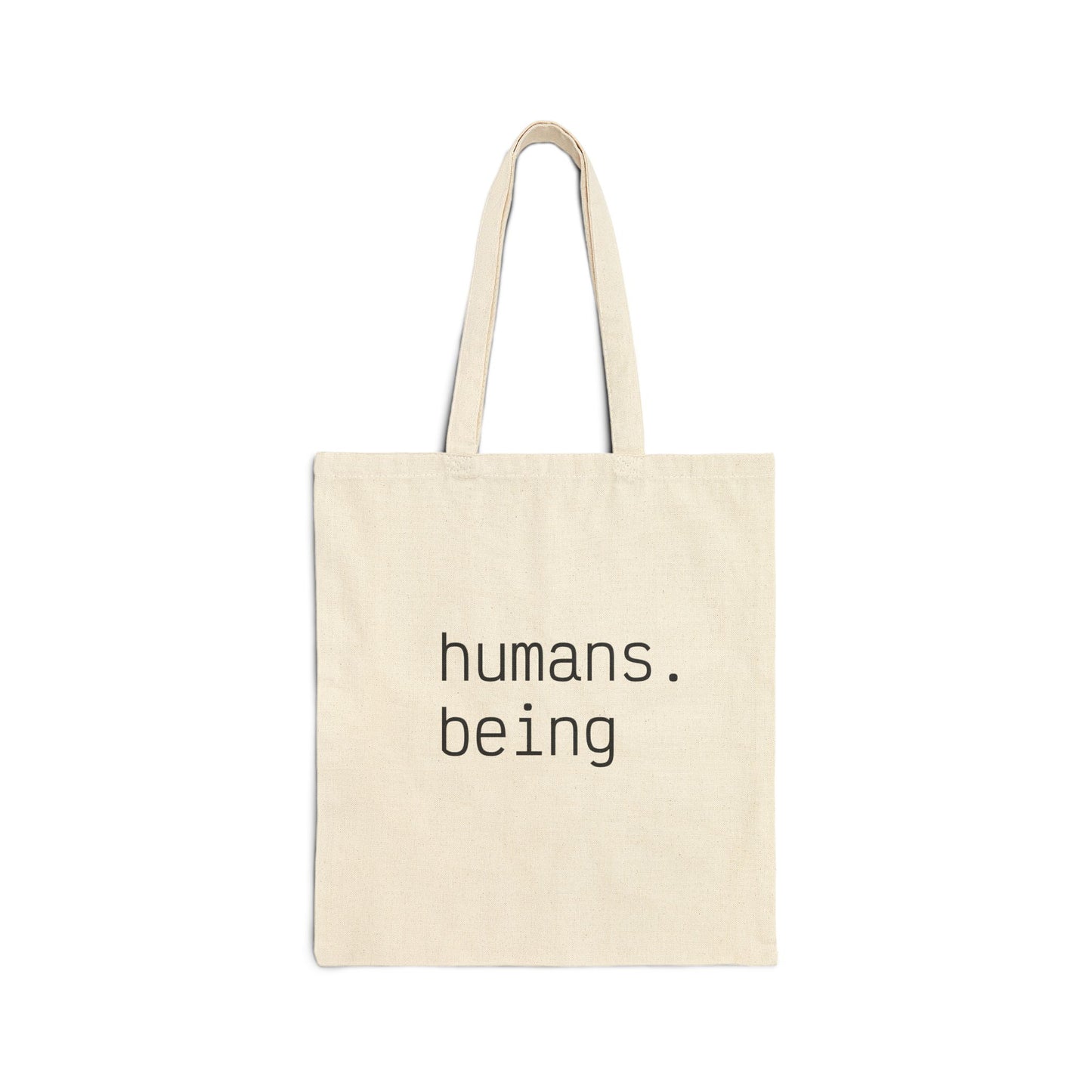 humans.being | canvas tote