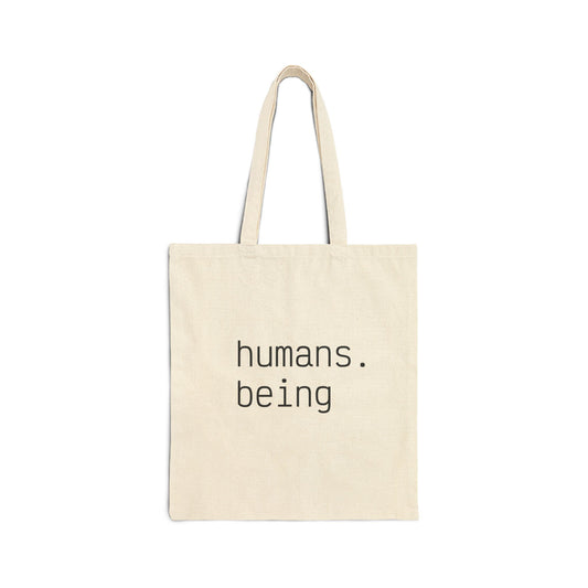 humans.being | canvas tote